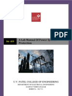 A Lab Manual of Power System Protectionfinal