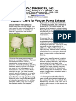 H V P, I .: Capture Filters For Vacuum Pump Exhaust