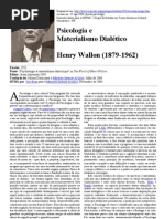 wallon - psicologia e materialismo dialético