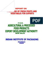 Packaging of Fresh Fruit & Veg for Export