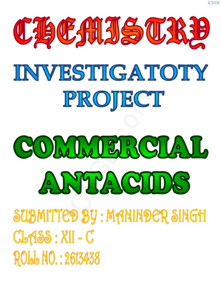 Antacids Sodium Bicarbonate Sodium Carbonate