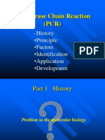 Polymerase Chain Reaction (PCR) : History - Principle - Factors - Identification - Application - Development