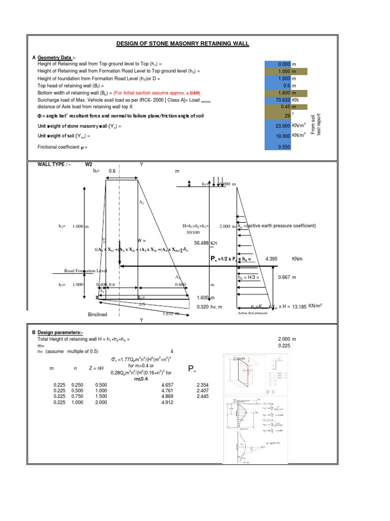 Stone masonry wall.xls  Masonry  Friction