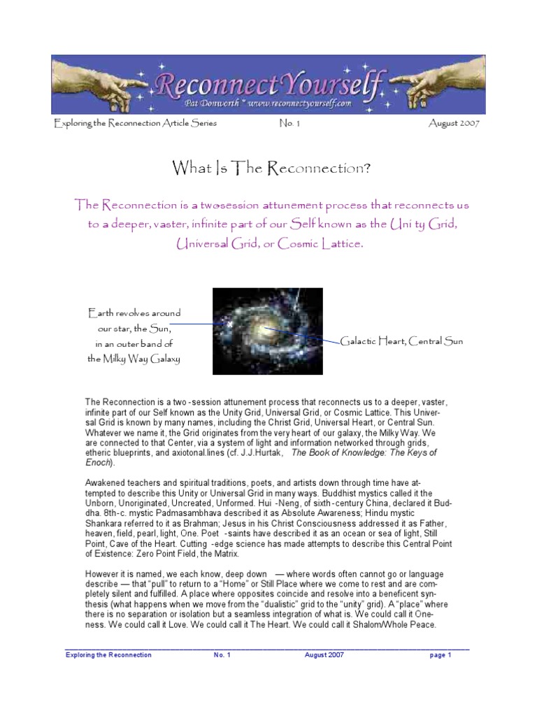 What Is The Reconnection | PDF | Milky Way | Universe