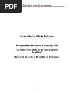 Estructura Etica de La Manipulacion Genetica