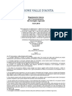 58. Regolamento Interno Consiglio Valle d'Aosta 13.01.2010 - Titolo 6