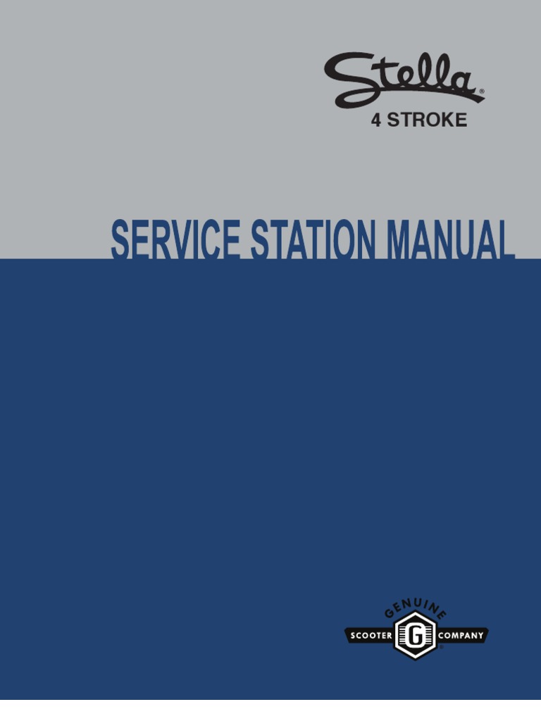 Stella 4 Stroke Service Station Manual | PDF | Piston | Switch