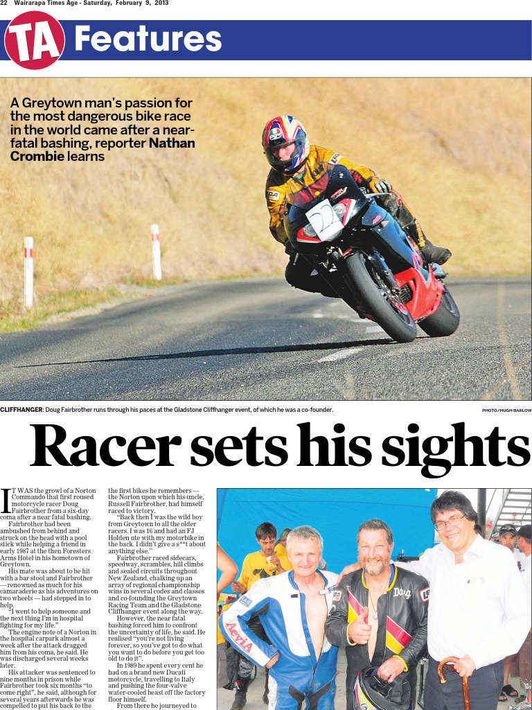 Doug Fairbrother's Isle of Man Bid | PDF | Motorsport | Motorcycling