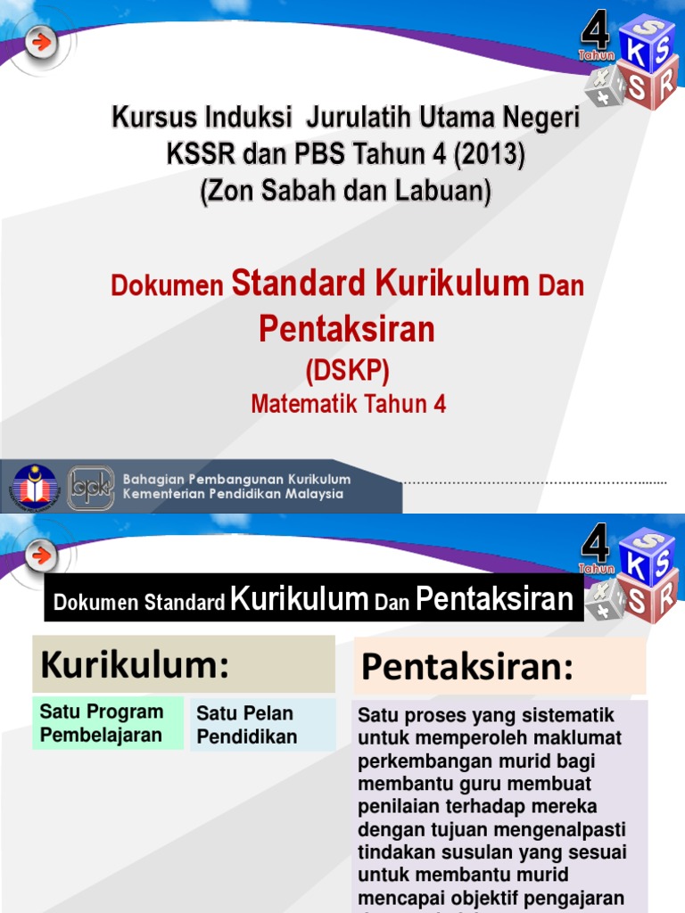 Dskp Pj Tahun 1  Himpunan DSKP KSSR Tahun 2 (Semakan 2017)  GuruBesar