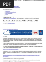 ..__Dicas e Tutoriais__..Descobrindo Senha de Roteadores