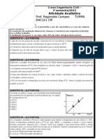 Avaliação de Engenharia Civil sobre Gases Ideais