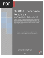 Download Referat Penurunan Kesadaran Asli by Amanda Williams SN149155887 doc pdf