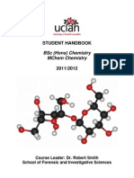 BSC and MChem Chemistry Course Handbook 201112