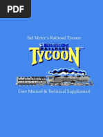 Download Sid Meiers Railroad Tycoon User Manual  Technical Supplement by jacobolsen SN149162053 doc pdf