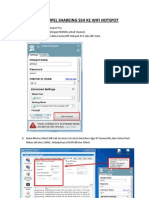 Tutor Simpel Sharing SSH Ke Wifi Hotspot