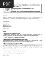 Download Frequency and Phase Measurement with Lissajous Patterns  by Ali Naseeb SN149169306 doc pdf
