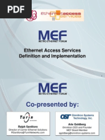IIR Ethernet Access Services Definition Implementation