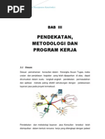 Download BAB 3 Pendekatan Metodologi  Metode Kerja by Tjoetjoe Moeljana SN149176356 doc pdf