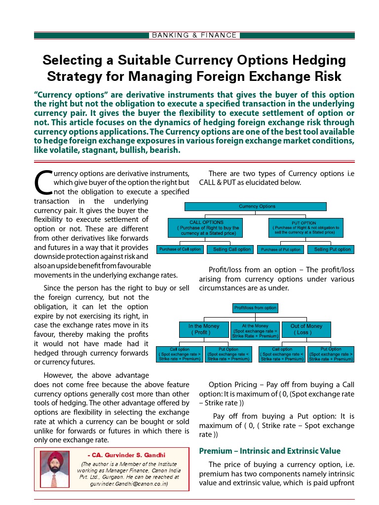 Currency Options for Forex Risk Management | PDF | Put Option | Option ...