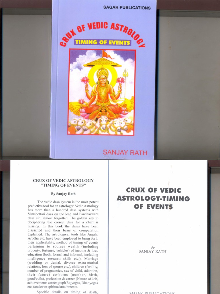 Crux of Vedic Astrology Timing of Events | PDF | Foreign Language Studies