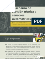 Enseñanza de Revisión Técnica A Sensores Automotrices