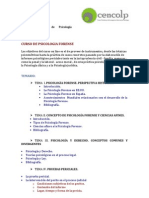 15. Curso Psicologia Forense