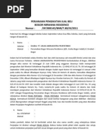 Surat Pembatalan Pemesanan Rumah