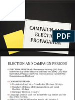 Campaign and Election Propaganda