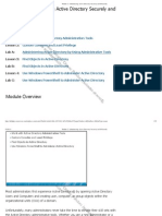 Module 2 - Administering Active Directory Securely and Efficiently