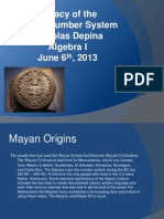 Depinan Mayan Number System