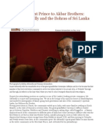 From Merchant Prince To Akbar Brothers Inayat Akbarally and The Bohras of Sri Lanka