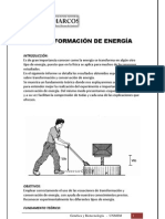 TRANSFORMACIÓN DE ENERGÍA