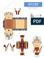 Aang MiniPapercraft by Gus Santome PDF