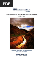 Informe Mensual Laboratorio Marzo