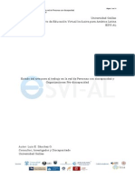 Estado de Arte de Las Personas y Organizaciones Pro-Discapacidad - Autor. Luis E. Sanchez G.