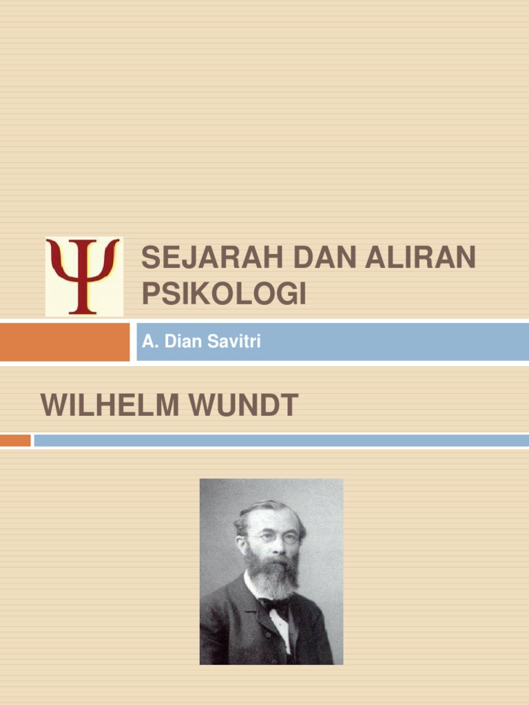 Sejarah Dan Aliran Psikologi PDF