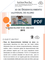 PDI – Plano de Desenvolvimento Individual do aluno