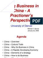 Doing Business in China - University of Denver