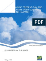Simulations of Present-Day and Future Climate Over Southern Africa Using Hadam3H