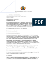 Sentencia Constitucional Plurinacional 0033-2012