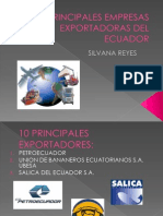 Principales Empresas Exportadoras Del Ecuador