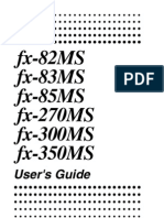 Casio Fx-350MS Manual