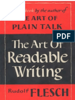 Flesch The Art of Readable Writing