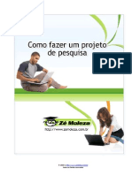 Como Fazer Um Projeto de Pesquisa Ze Moleza