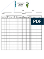 University of Santo Tomas College of Nursing RLE Monitoring Sheet