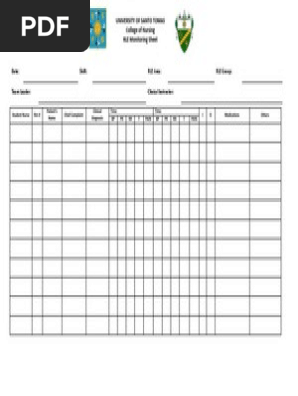 Monitoring Sheet