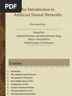 ARTIFICIAL NEURAL NETWORK