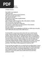 Psalm 23: Line-by-Line Study Guide | PDF