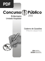Prova Objetiva de Enfermeiro Unidade Hospitalar