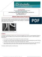 elbow olecranon fractures-orthoinfo - aaos